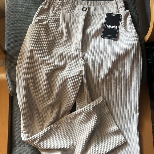 Beige corduroy pants Paranoia size S like new