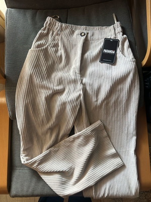 Beige corduroy pants Paranoia size S like new