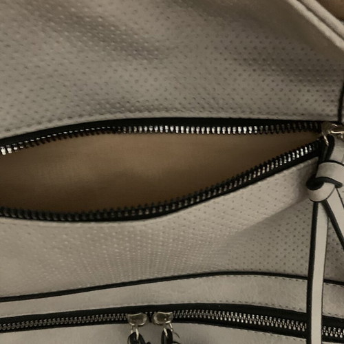Women's shoulder bag, grey, 40x30 cm