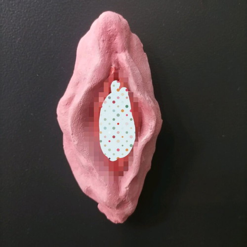 Handmade magnets new from plaster and acrylics