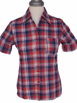Vintage women's shirt 70s new, Greek tailoring