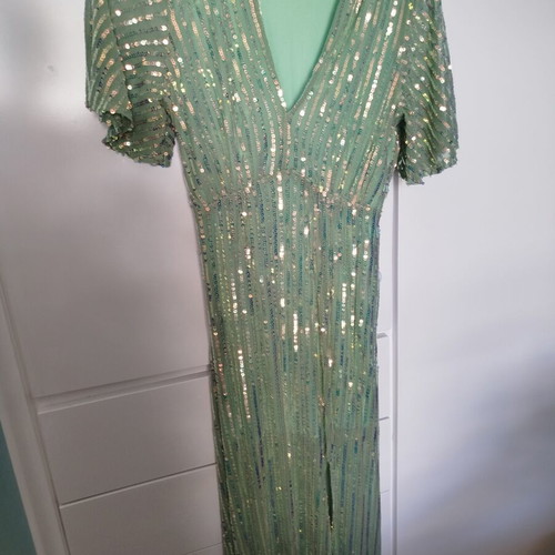 Instyleshop dress like new, green and gold, size S