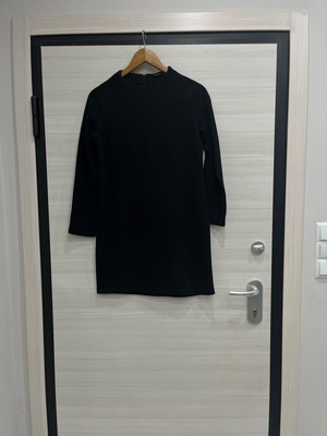 Zara blouse dress used, wool, black, A-line, size L