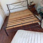 Double metal bed frame almost like new
