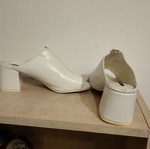Zara clogs size 40 with thick 6 cm heels new