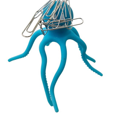 Magnetic base for paper clips octopus new