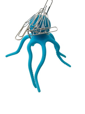 Magnetic base for paper clips octopus new