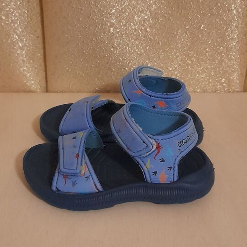 Happy Dinos baby sandals used, size 23, blue