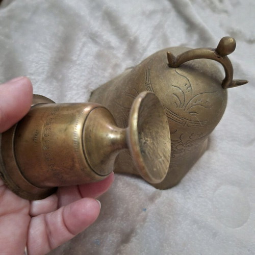 Vintage brass decorative items like new, set of 2 pieces