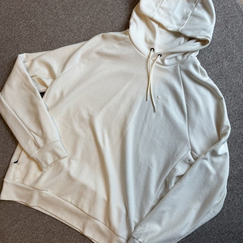 Nike Sportswear hoodie like new, cream color, size L