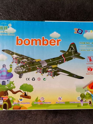 3D Puzzle Bomber Airplane new