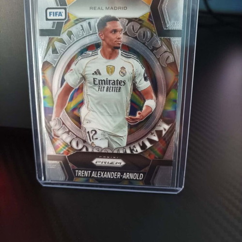 Trent Alexander-Arnold Panini Prizm FIFA #22 Silver Kaleidoscopic card like new