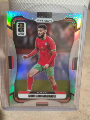 Noussair Mazraoui 2026 Panini Prizm World Cup Silver card new