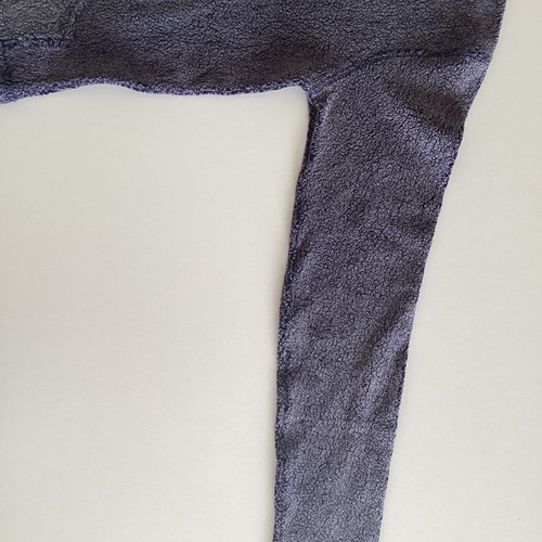 Vielen women's sweatshirt new, warm fleece, size L slim fit, gray