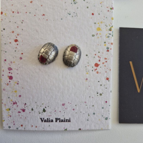 Valia Plaini jewelry set with turtle charms new