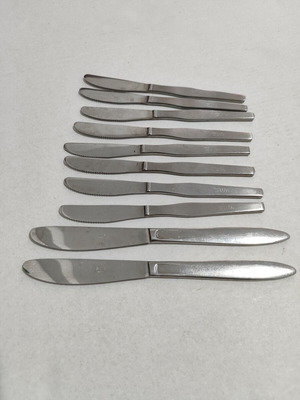 Vintage UTA Airlines Cutlery Set used with signs of wear