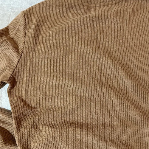 Bershka long sleeve blouse beige brown like new, size L