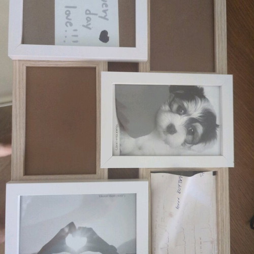 Photo frame for five photos like new