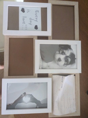 Photo frame for five photos like new