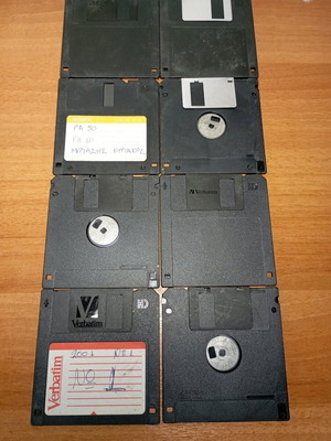 Δισκέτες μεταχειρισμένες, πακέτο 8 τεμαχίων