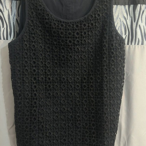 Silk blouse black, like new, size S