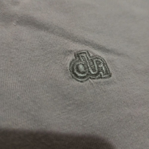 Dur men's shirt with buttons used, brown, size large