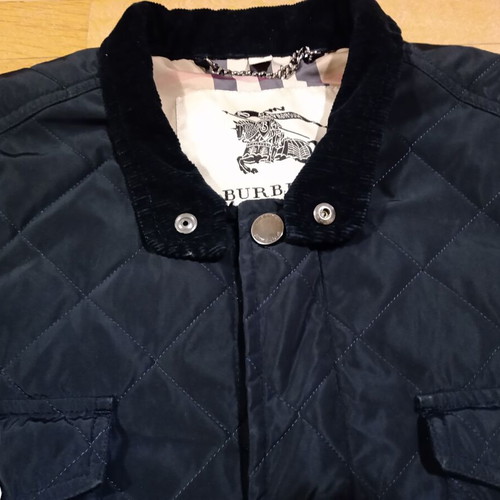 Burberry London Diamond Quilted Jacket Coat Size 48 M Near to excellent condition