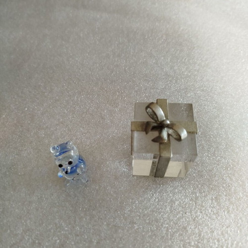Glass decorations like new for display, set