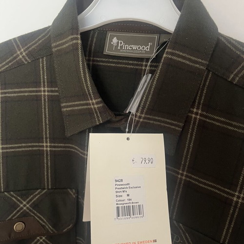 Pinewood Sweden Men's Shirt Medium new, 100% cotton
