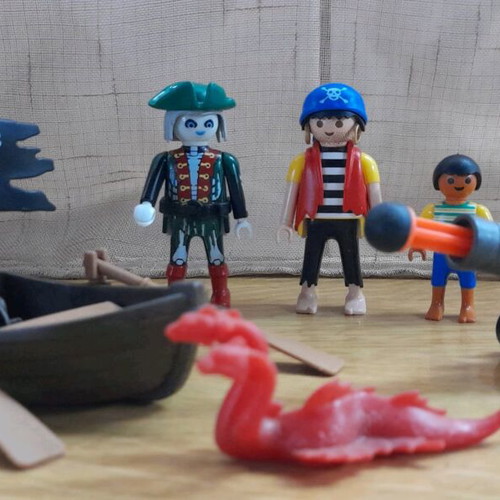 Playmobil 4164 Pirates used collectible Christmas set 2011