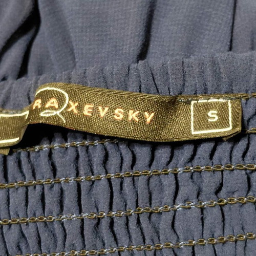 Maxi evening dress Raxevsky like new, navy blue with sequins