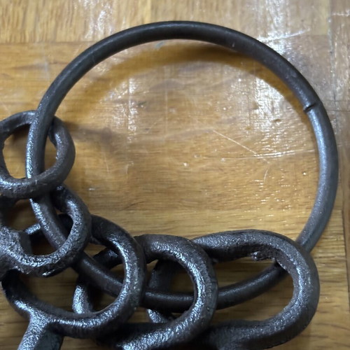 Keys of the Warden set of five, cast iron, vintage style, new