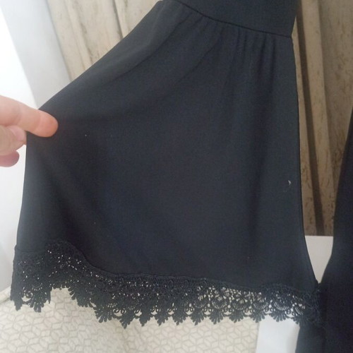 Women's dress black, used, size S