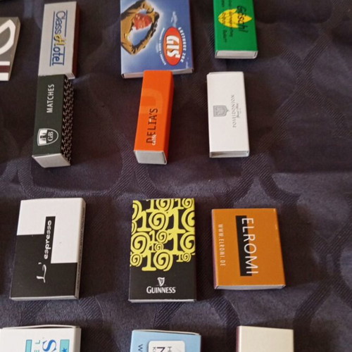 Matchboxes pack of 50 like new, various types and sizes
