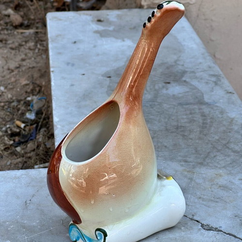 Ceramic decorative mandolin used, handmade
