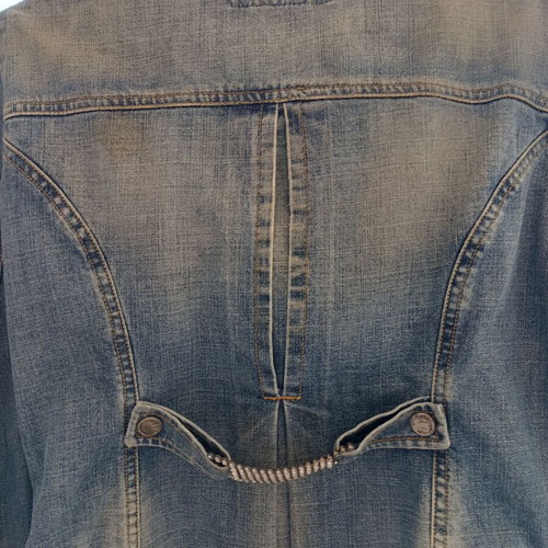 Fornarina denim jacket like new, size L with slim fit