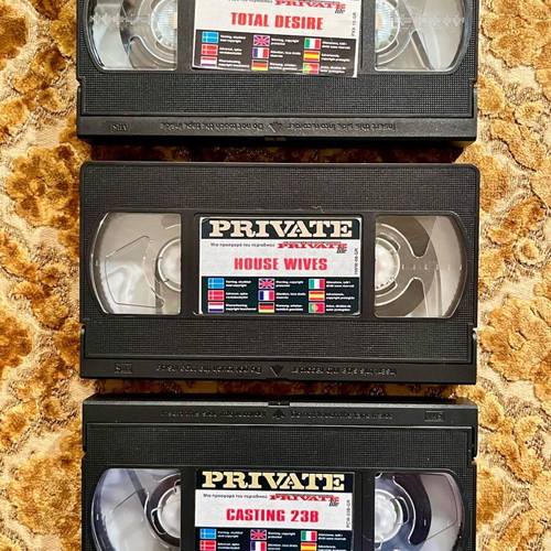 Private 3 VHS used, erotic movies pack
