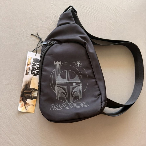 Star Wars The Mandalorian Mando χιαστί τσαντάκι καινούργιο, μαύρο