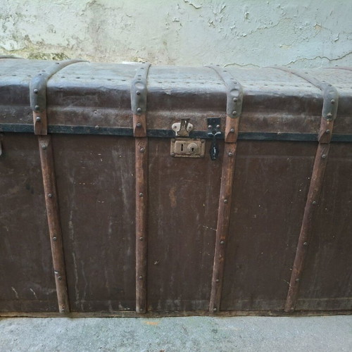 Vintage Cretan Wooden Chest like new