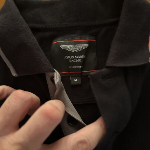 Polo Hackett Aston Martin racing black like new, size M