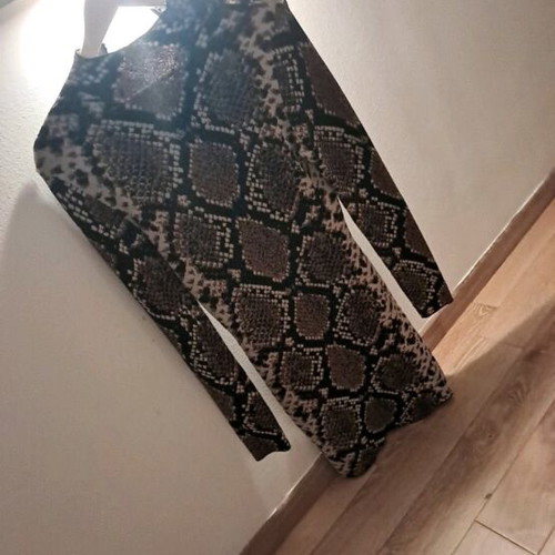 Zara short dress like new, black and brown, size M