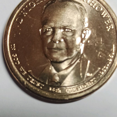America 1 dollar 2015 D presidential dollar Dwight D. Eisenhower unc