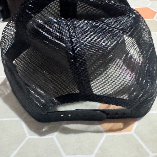 Hat new for bride's friend at bachelor party, black and pink