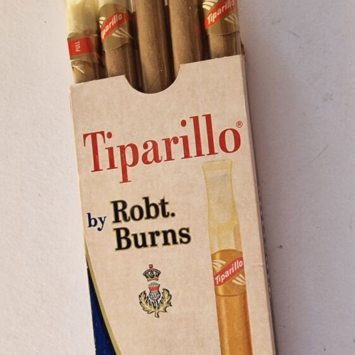 Tiparillo by Robt. Burns collectible cigarette pack