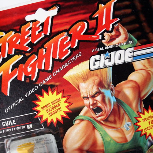 G.I. Joe Capcom Street Fighter II Guile figure vintage 1993 new sealed