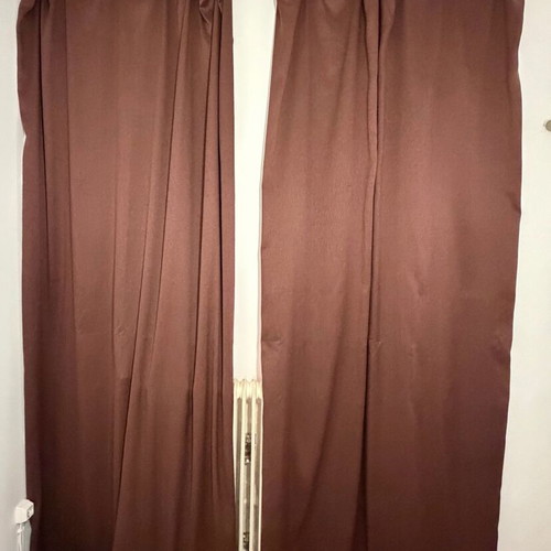 Blackout curtains like new, set of 4, high-quality fabric