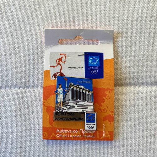 Pin/Badge Olympic Games 2004 Torch Relay new