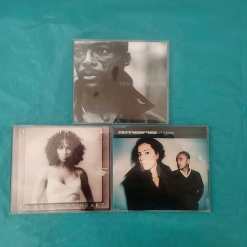 Toni Braxton, Seal, Mono CD like new, singles