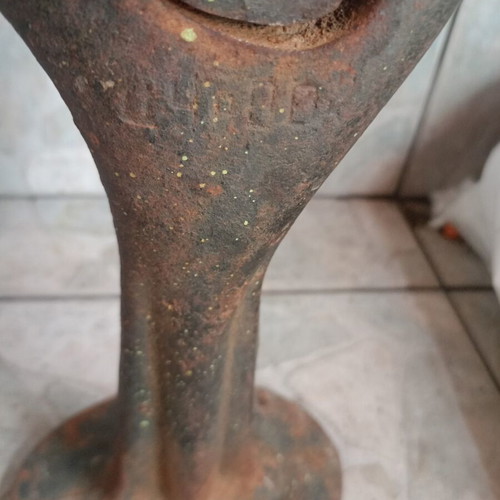 Cobbler's Anvil vintage Soviet iron used, 5kg 28.8 cm