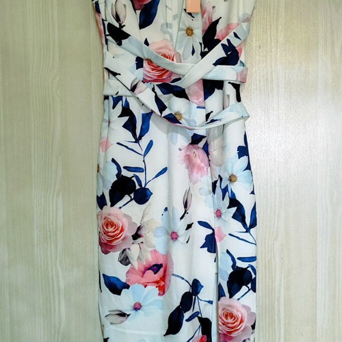 Floral Mini/Midi Dress Blossom Small New with Tags